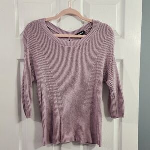 Express Light Lavender Crewneck Sweater - Women